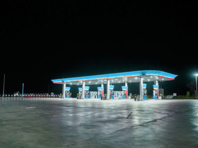 LED Canopy Lights for Gas Stations