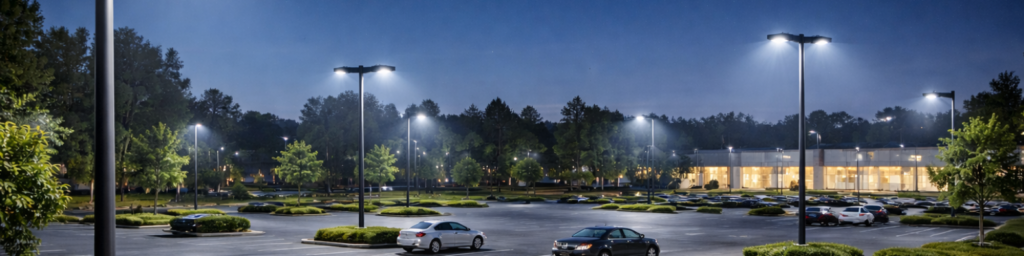 LED lighting for commercial properties
