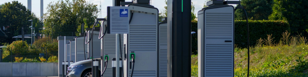 ev charging station lights